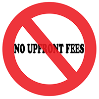 say No to upfront Fees